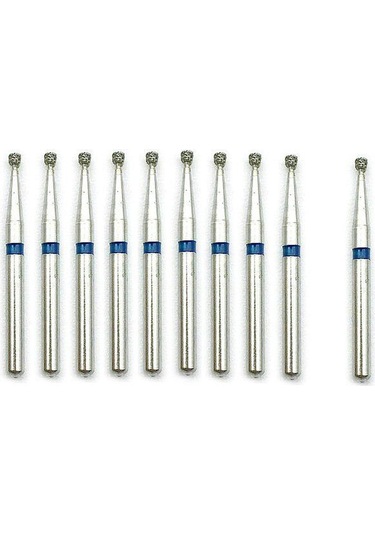 10 Adet/kutu Diş Elmas Burs Matkap Diş Burs Dia-burs Yüksek Hızlı El Aleti Orta Diş Hekimliği Laboratuvarı İçin Sı-46