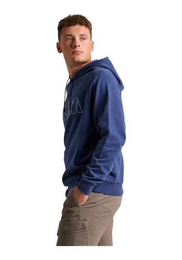 Slam Logo Hoodıe W08 Saks