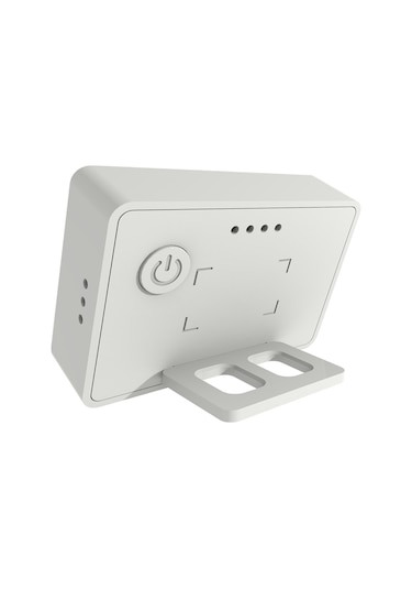 Jeehugo Siyah Mini Dijital Oda Sicaklık Nem Ölçer - Tahta/çift Taraflı Bant İle Montajlı, Dahili Cr2032 Pil