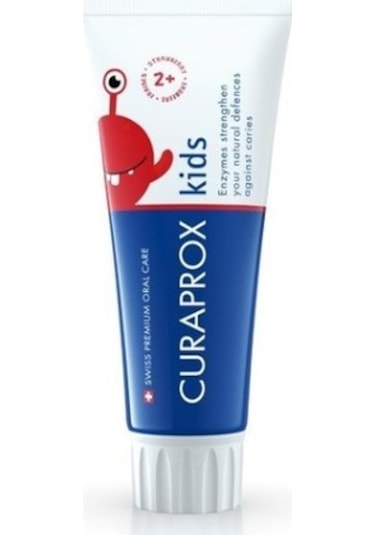 Curaprox Kids Flörürsüz Çilekli Diş Macunu 60 ML