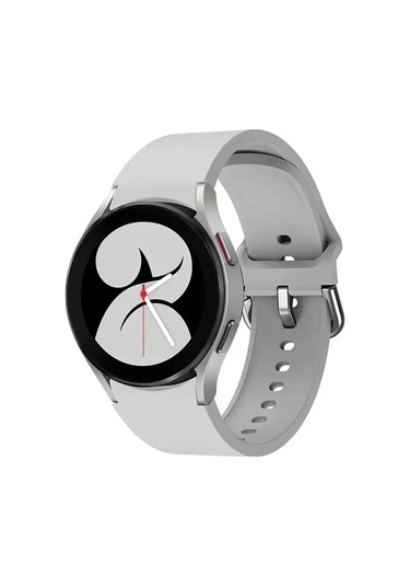 Newface Samsung Galaxy Uyumlu Watch 4 Klasik Kordon - Açık Gri