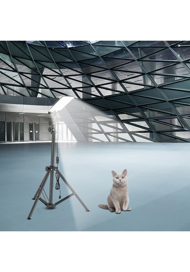 Dolıty Ayarlanabilir Led Taşkın Işık Tripod Standı Kamp Siyah