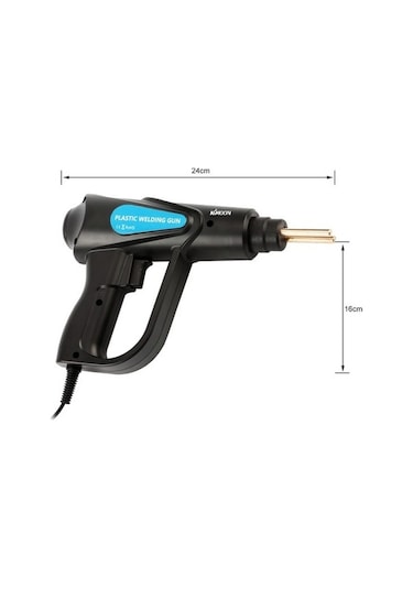 Pazly Zımba Tampon Tamir Takımı Siyah Sıcak Plastik Makinası Kaynak Araba 70w İy