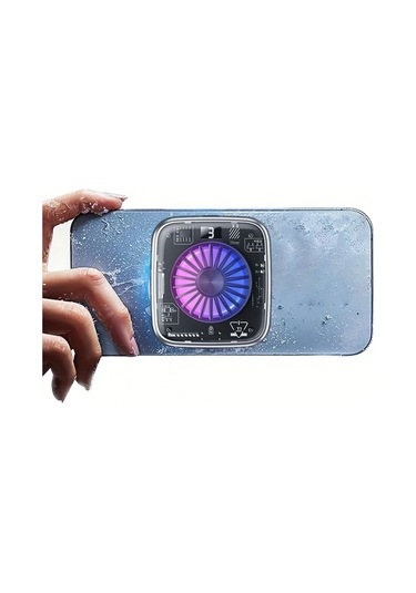 Techbloom Siyah Semiconductor Süper Soğutucu Radyatör Üç Seviyeli Soğutma Ayarlı Es Uyumlu Sessiz Kullanım