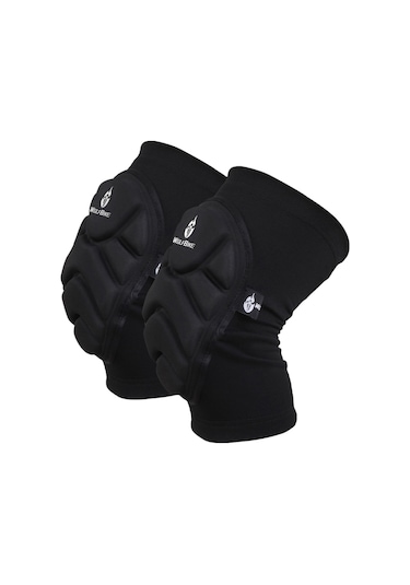 Wezone &quot;wolfbike Kayak Dizlik - Kayak, Buz Pateni Ve Snowboard İçin Esnek Korumalı Spor Ekipmanı&quot; Siyah