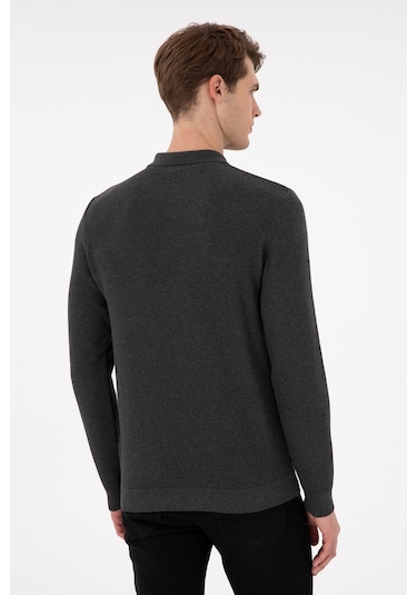 U.s. Polo Assn. Erkek Antrasit Melanj Kazak /triko 50298266-vr081 Antrasit Melanj