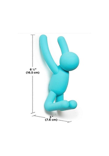 3 Parça Duvar Askısı Seti, Kırmızı/sarı/okyanus Mavisi, Montlar, Çantalar İçin Diğer