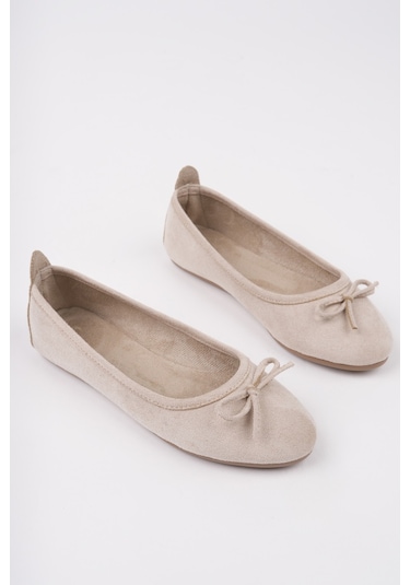 Muggo Miu Fiyonklu Kadın Deri Günlük Babet Kahverengi