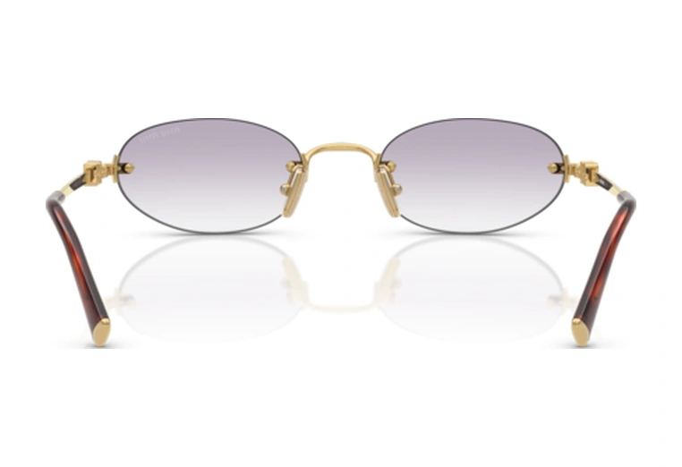 Mu Mua54s 5ak04o 51-20-140 Kadın Güneş Gözlüğü Altın