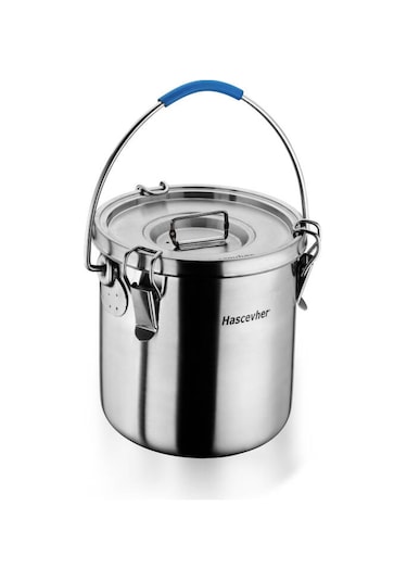 Hascevher Horeca 24 Cm Taşıma Kabı Tabansız Çelik