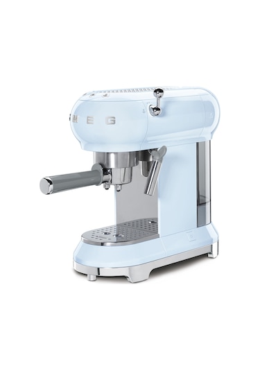 Smeg ECF01 Linea 50's Retro Style Espresso & Kahve Makinesi Mavi