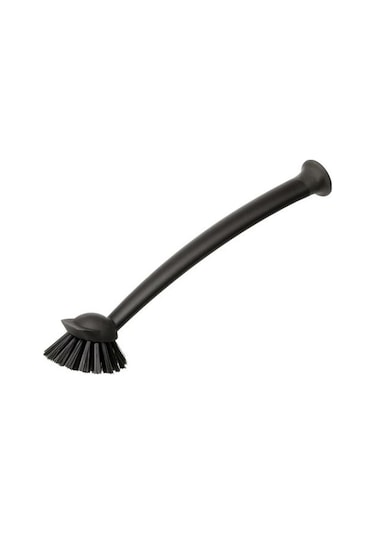 Ikea Rinnig 29 CM Vantuzlu Bulaşık Fırçası Siyah