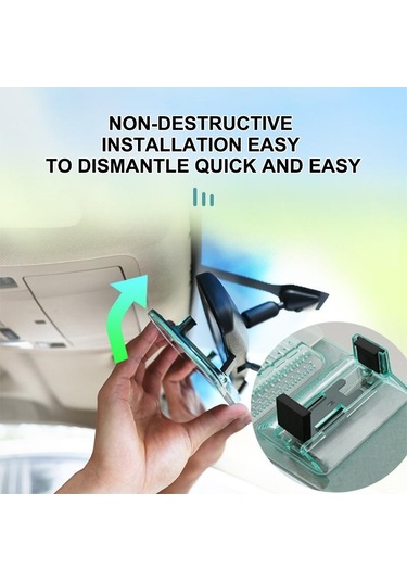 Seametal Araba Dikiz Aynası Aromatik Geniş Açı Dikiz Büyük Görüş Dışbükey Park Aynası Araba İç Aksesuarları