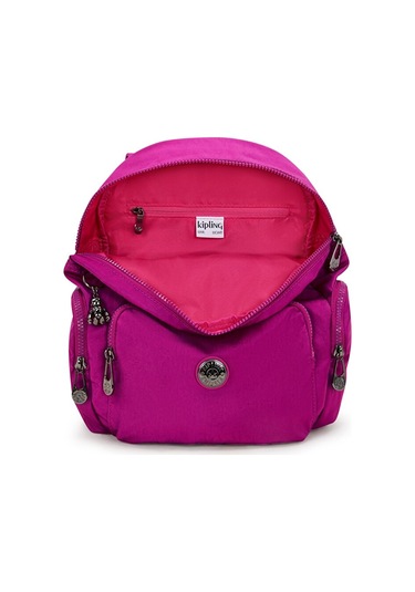Kıplıng City Zip S Küçük Boy Sırt Çantası Pembe Fuchsıa Nıght Pembe