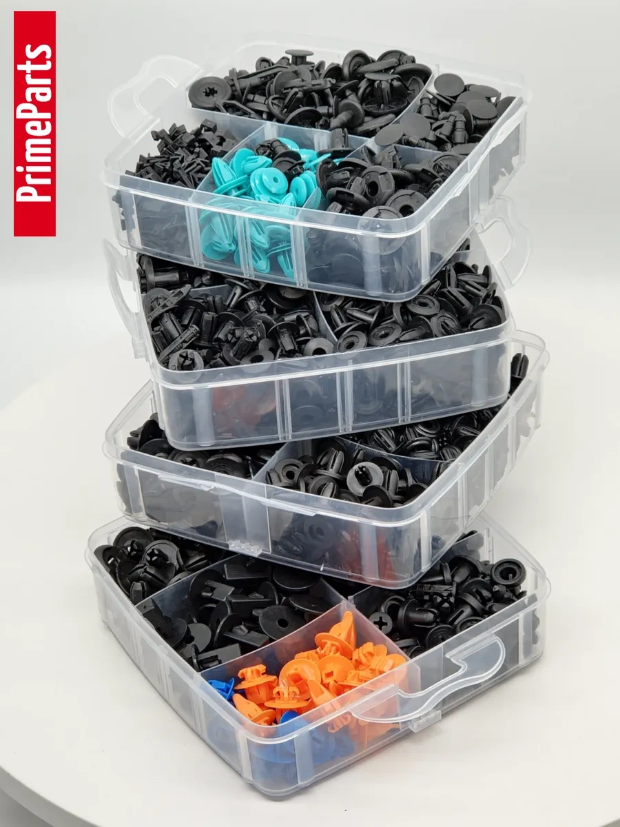 Primeparts Otomobil Klipsleri Seti 1000 Adet Plastik Evrensel 336233243