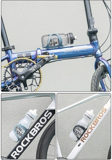 Dancemonkey Rockbros 2022-11a Mtb Su Şişesi Kafesi Yeni Tasarım Alüminyum Alaşımlı Şişe Tutucu - Kırmızı Acid Yeşili