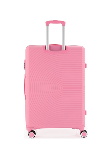 Mçs Polipropilen 2li Valiz Seti Büyük & Kabin V374 S24sy1000077-set 00020 Pembe