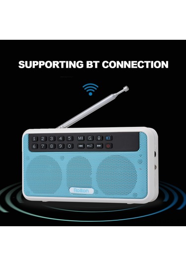 Singree Rolton E500 Taşınabilir Bluetooth Hoparlör: Fm Radyo, El Feneri, Mikrofonlu, Kendinden Şarjlı, 6w Ses Gücü 112 Karakter