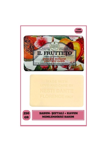 Nesti Dante IL Frutteto Şeftali ve Kavun Vegan Bakım Sabun 250 G