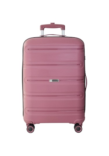 Vegmann Polipropilen Pp Atlas Mürdüm Orta Boy Valiz Mürdüm