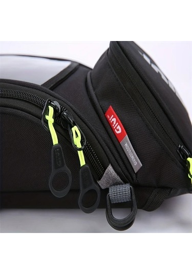 Motion003 1 Adet Gıvı9527 Motosiklet Yakıt Çantası Mobil Telefon Navigasyon Tankı Çok Fonksiyonlu Küçük Yağ Rezervuar Paketi 1 Pcs 20l Black