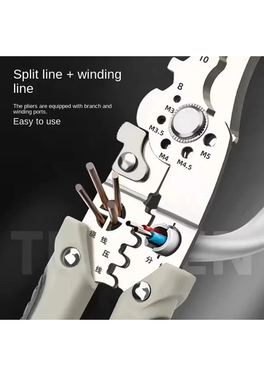 Elektrikçiler İçin Özel Tel Yarma Ve Sıyırma İçin Çok