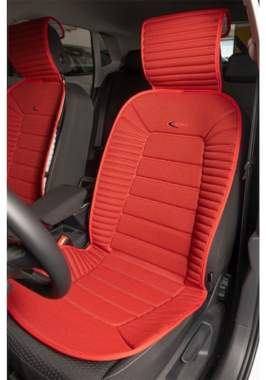 Fiat Doblo Panorama Uyumlu Koltuk Minderi Ön 2'li Set Bumerang Kırmızı