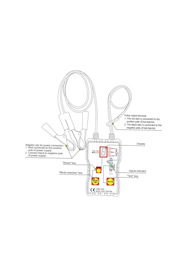Yakıt Enjektörü Test Cihazı 4 Pluse Modu Yakıt Enjektörü K16875