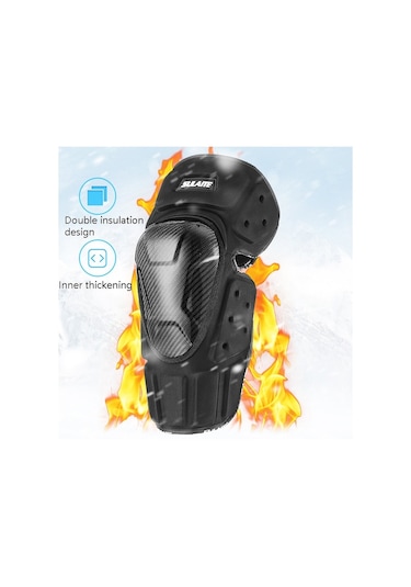 Sones Sulaite Off-Road Motosiklet Rüzgar Geçirmez Damla Korumalı Karbon Fiber Koruyucu Dişli Dizlik