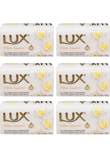 Lux White Impress Sabun 80 G 6'lı