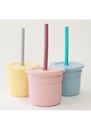 Oioi Ham + Hüp Mellow Yellow / Powder Grey Gri - Sarı