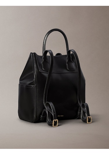 Calvin Klein Kadın Ck Drawstring Sırt Çantası-12531 Siyah/altın
