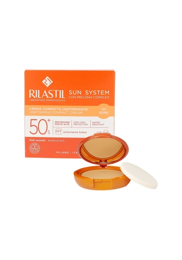 Rilastil Sun System Uniform Compact Cream SPF50+ Shade 02 Dore