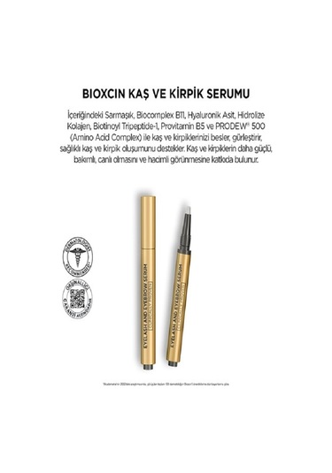 Bioxcin Kaş Kirpik Serumu 2 x 3 ML