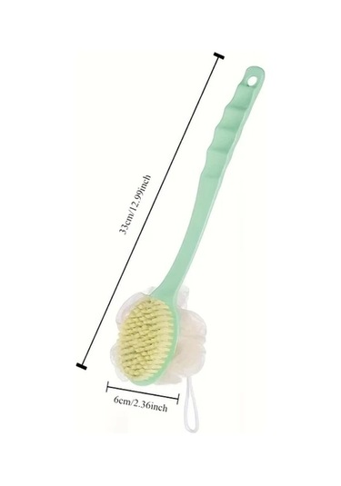 Hightower Mavi Japon Banyo Fırçası Ve Sırt Masaj Aleti - Uzun Saplı 2si1 Arada Vücut Fırçası