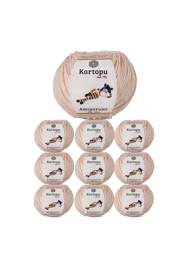 10 Adet Amigurumi El Örgü İpi 50gr 354