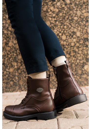 Salvano Era 3pr Kahverengi Erkek Biker Bot 000000000101487713