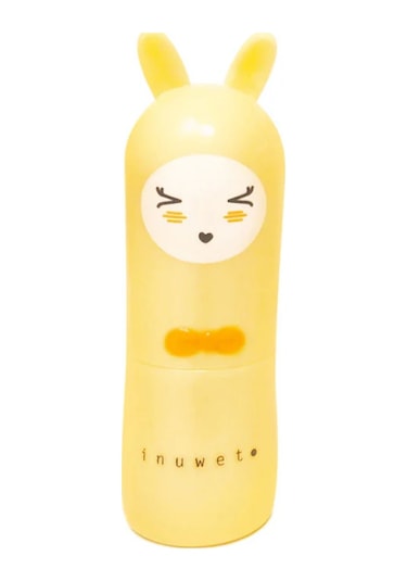 Inuwet Bunny Lip Balm Glitter Gold Pineapple