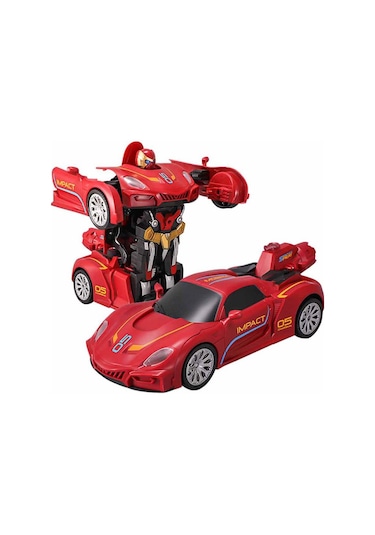 Transforming Robot Racer Uzaktan Kumandalı Sesli Ve Işıklı Robotl Çok Renkli