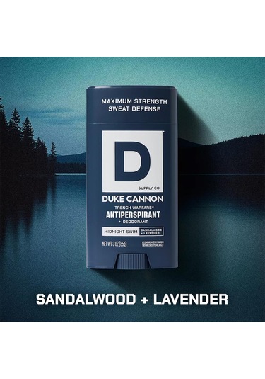 Duke Cannon Midnight Swim Antiperspirant Stick Deodorant 85gr