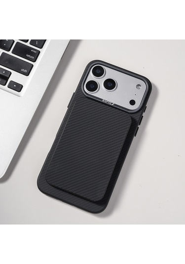 Raptic S4 Aramid-skin M-safe Şarj Özellikli Ultra İnce 600d Powerbank 15w 5000mah Siyah Siyah