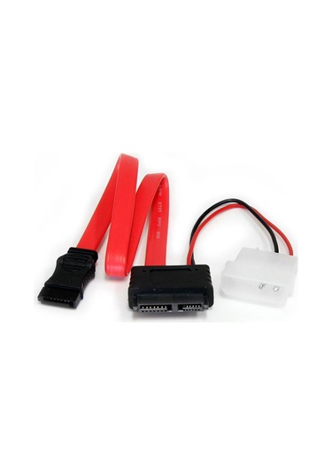 7 Pin Sata Data Molex Power To 7+6 13 Pin Slimline Kablo 40cm