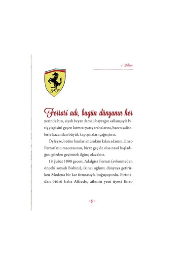Dahiler Sınıfı: Enzo Ferrari - Hızın Efendisi - Alessandro Gatti - Domingo Yayınevi