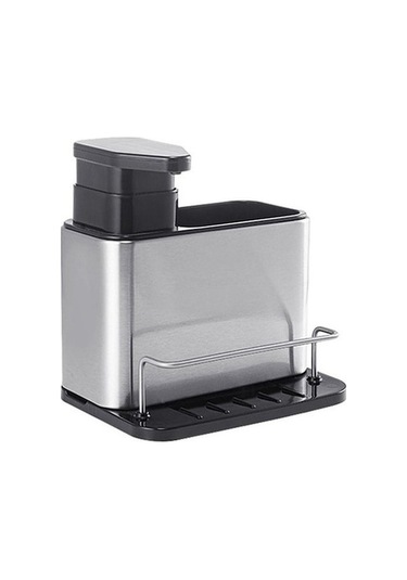 Tongxida Bosphorusboutique Tutucu Trendooze Sünger Sabunluk Mw Lavabo Ile Gri Fonksiyonlu Düzenleyici Koleksiyon Gri