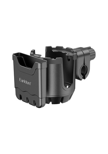 Earldom Eh293 Motosiklet İçin Ayarlanabilir 2 İn 1 Telefon Ve Şişe Tutucu Siyah Siyah