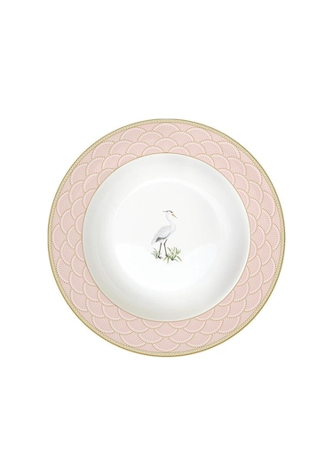 Easy Life Jardin De Reves Porselen Yemek Tabağı 21,5 Cm Pembe