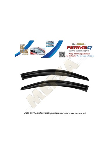 Cam Rüzgarlığı Fermeq Mugen Dacia Dokker 2013+  2li