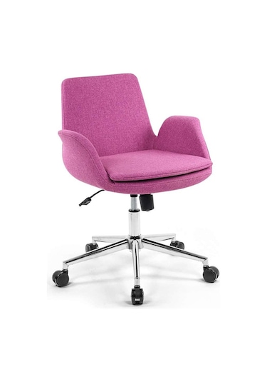 Mobilya Çalışma Koltuğu Pembe Pembe