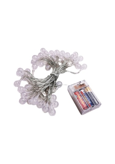 Ranyeek Dış Mekan Solar Led Kamp Çadırı Aydınlatma Işıkları - 5 Metre 50 Led, Pil Kutusu Çok Renkli