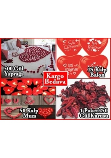 Romantik Aşk Paketi Evlilik Teklifi, Sevgiliye Hediye Süsleri